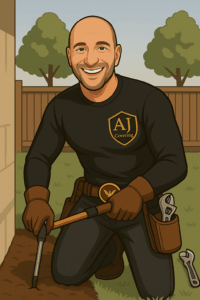 handyman AJ Covering réalisant un petit travail extérieur avec outillage, entretien et améliorations autour de la maison au Luxembourg